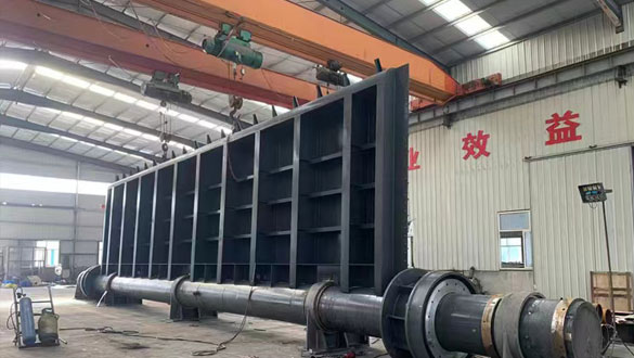 鋼壩閘門(mén)液壓翻板閘門(mén)工作原理闡述